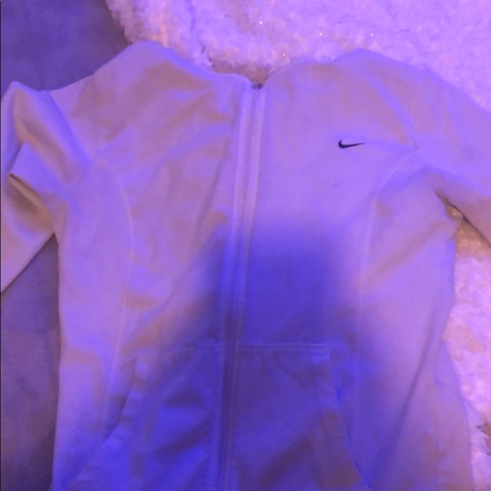 white nike jacket